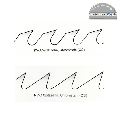 CV/CS-Sägeblatt schärfen 300-700mm